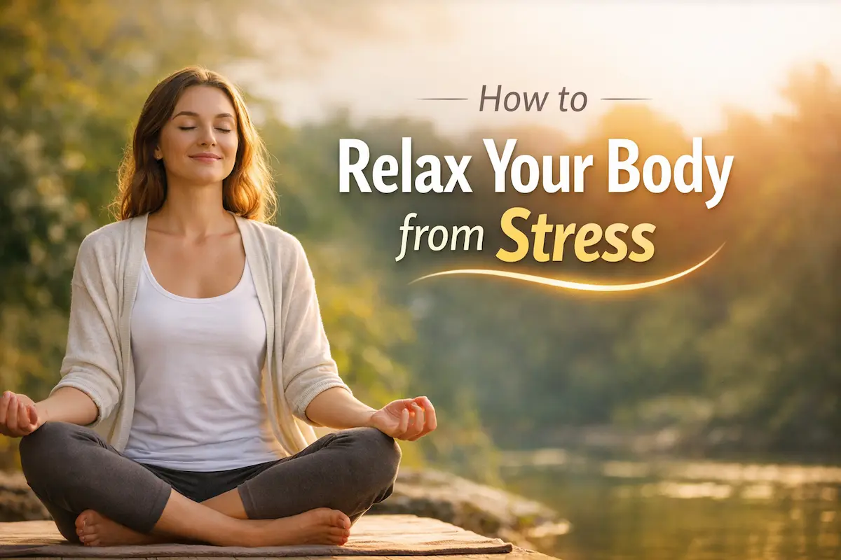 how to relax your body from stress naturally with breathing and calm techniques