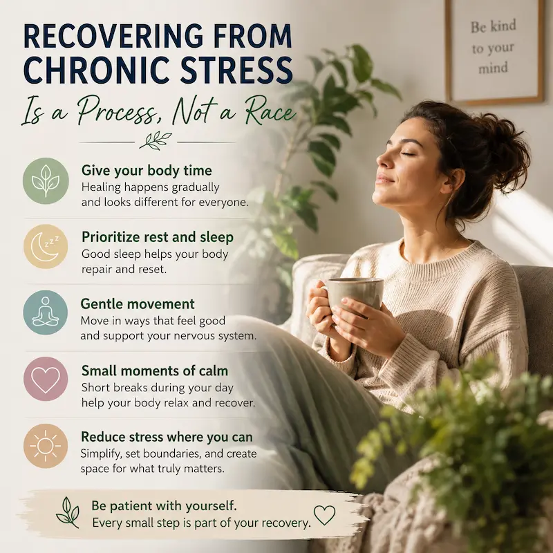 Gentle ways to recover from chronic stress