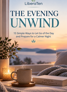 The Evening Unwind – free evening routine PDF and audio guide
